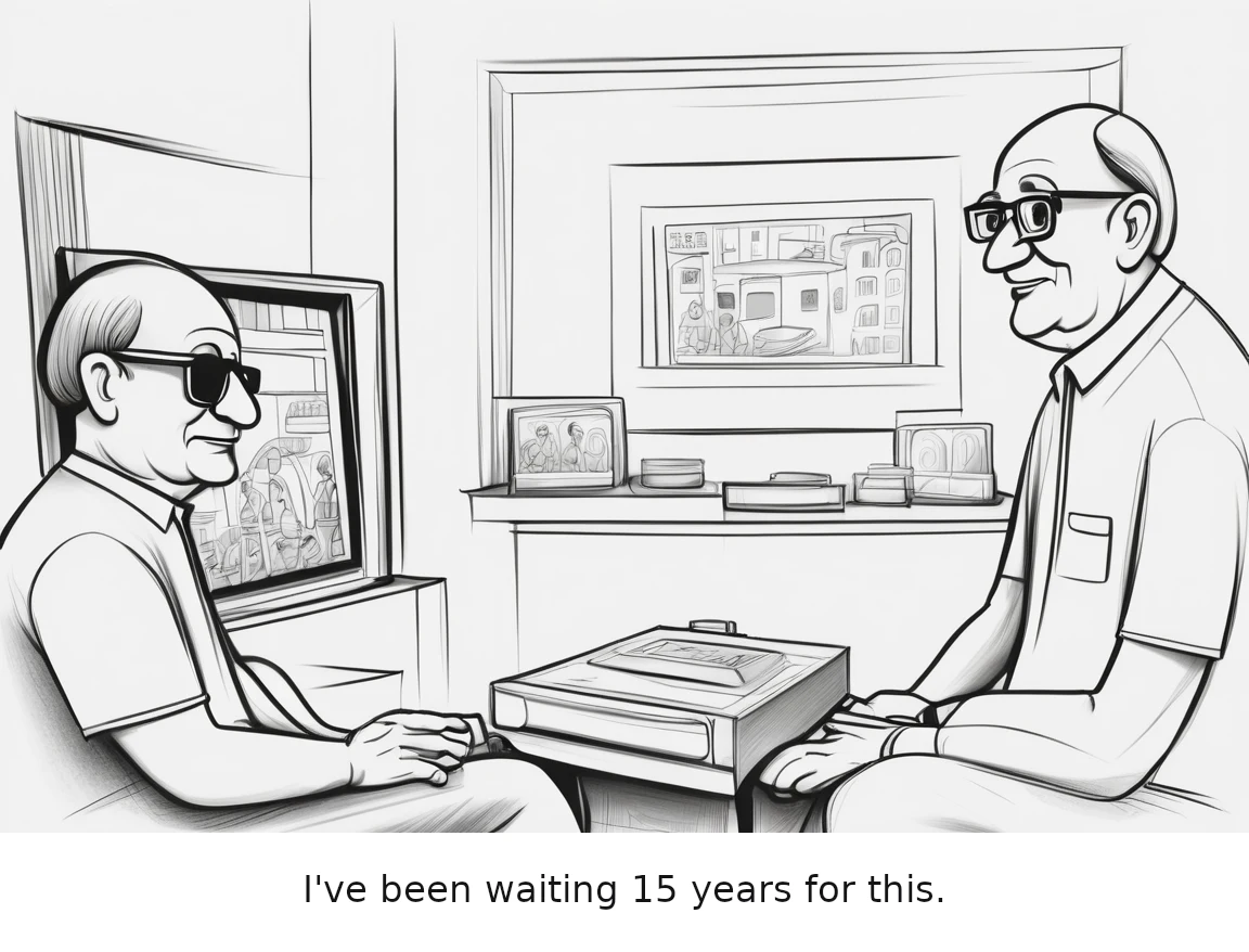 I've been waiting 15 years for this.