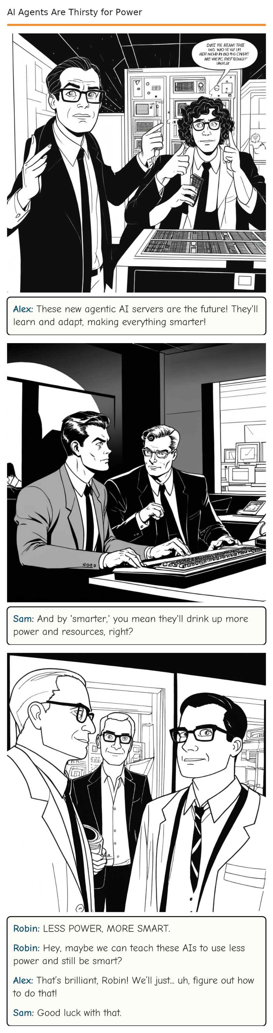 AI Agents Are Thirsty for Power — comic strip