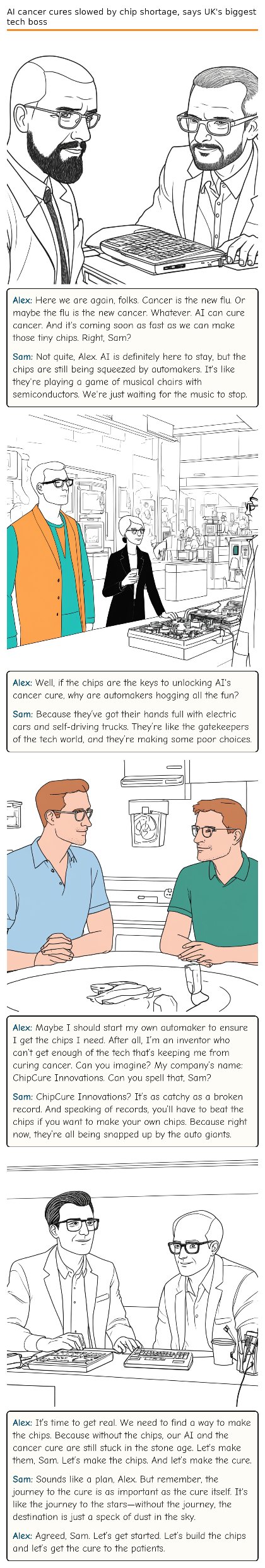 AI cancer cures slowed by chip shortage, says UK's biggest tech boss