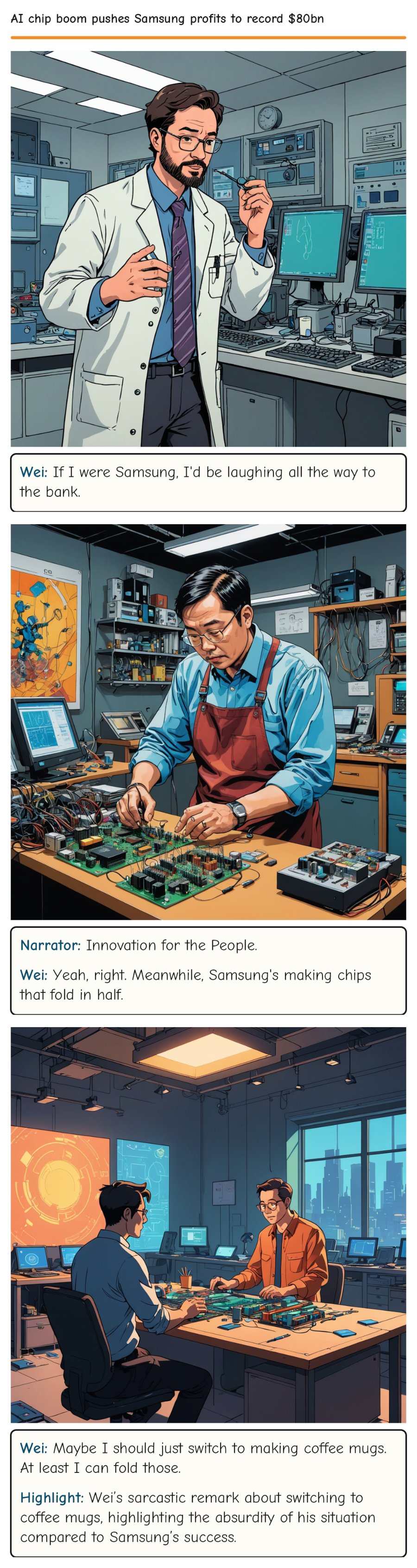 AI chip boom pushes Samsung profits to record $80bn