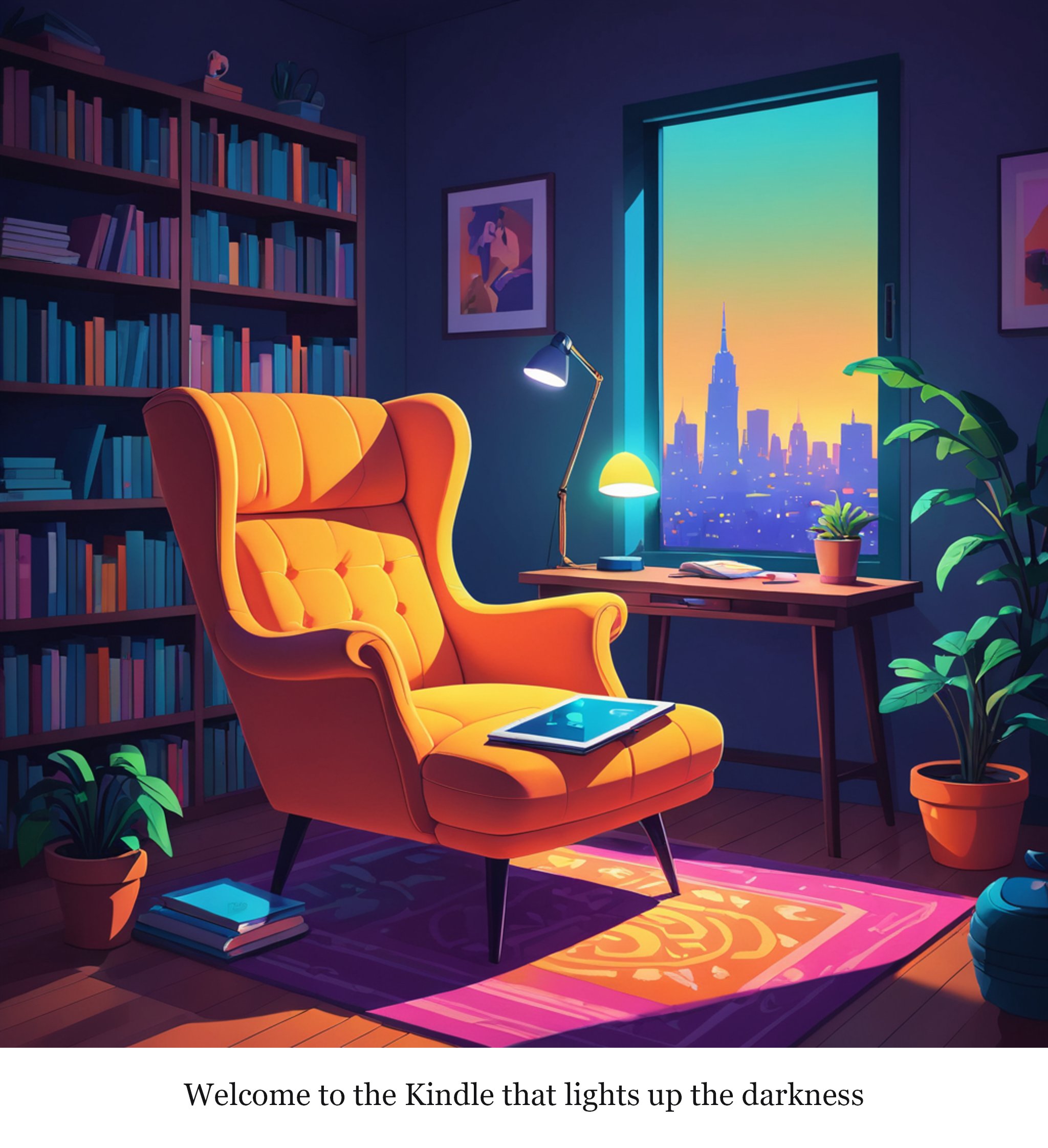Welcome to the Kindle that lights up the darkness
