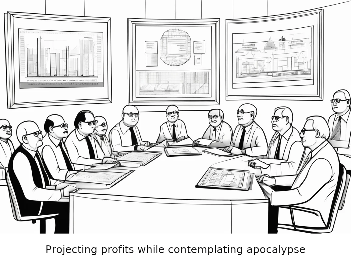 Projecting profits while contemplating apocalypse