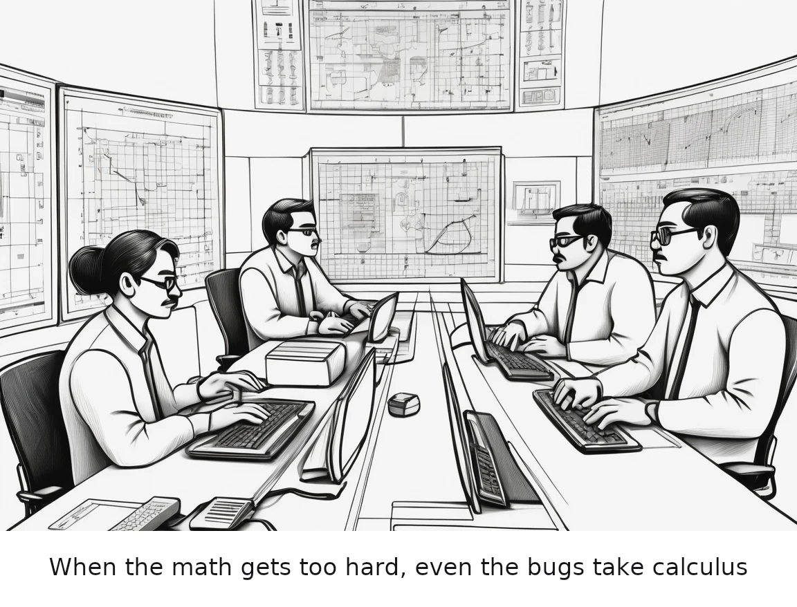 When the math gets too hard, even the bugs take calculus