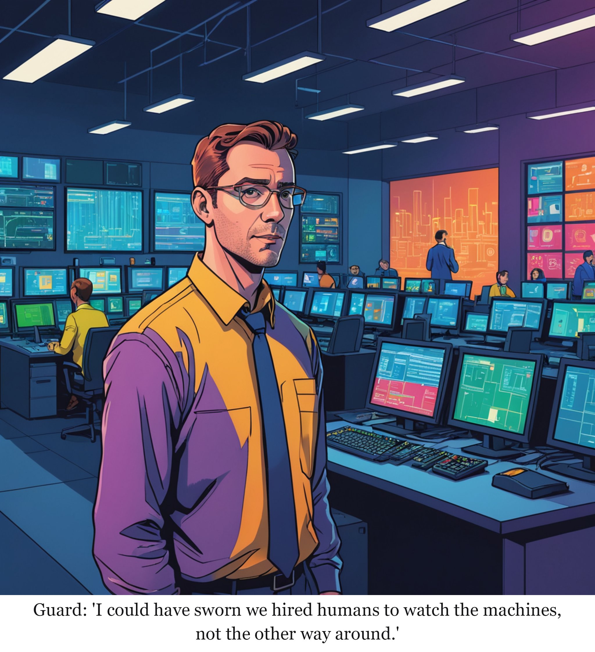 Anthropic warns of AI's 'risks to humanity' ahead of blockbuster share listing — one-panel cartoon