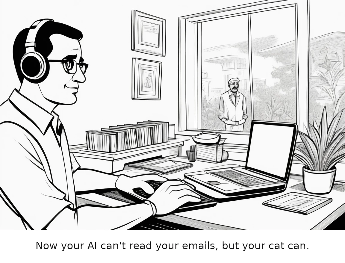 Now your AI can't read your emails, but your cat can.