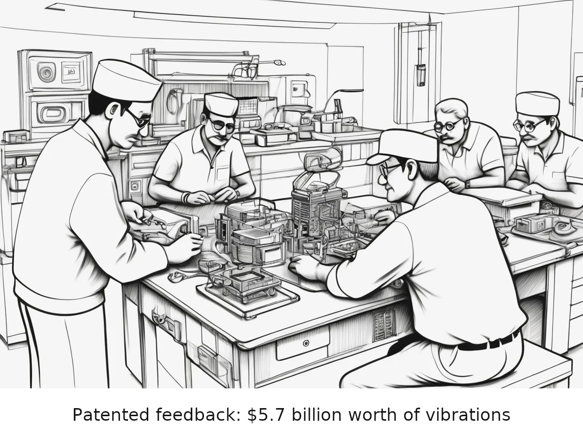Patented feedback: $5.7 billion worth of vibrations