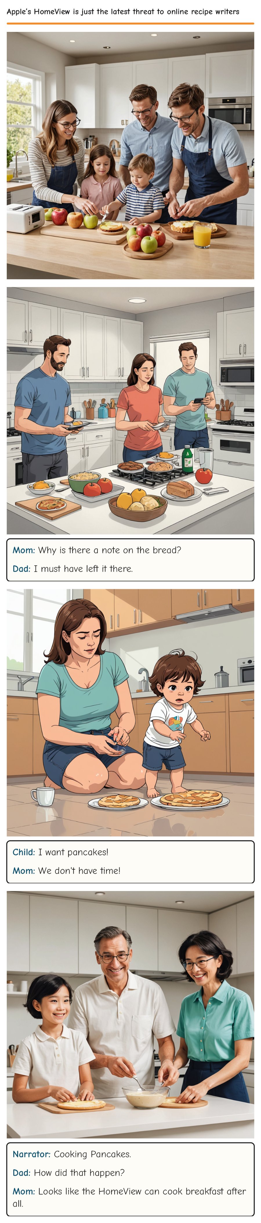 Apple’s HomeView is just the latest threat to online recipe writers — comic strip