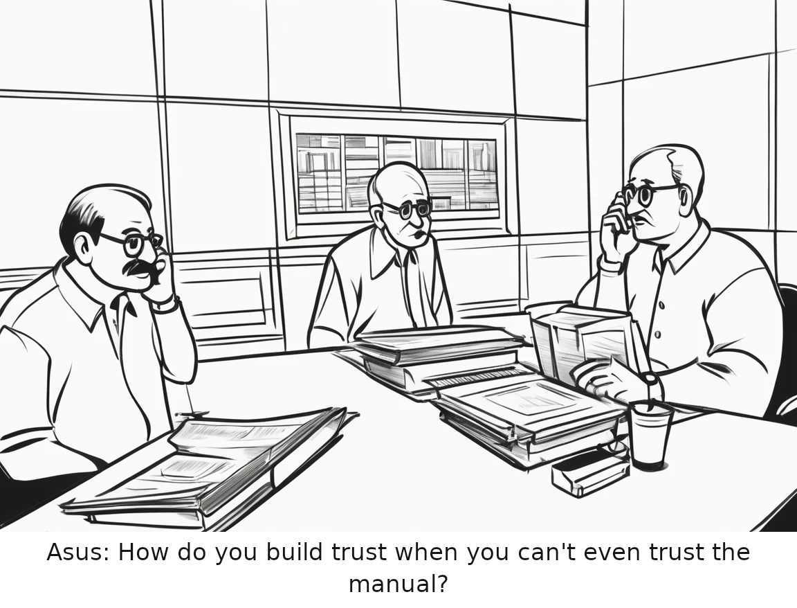 Asus: How do you build trust when you can't even trust the manual?