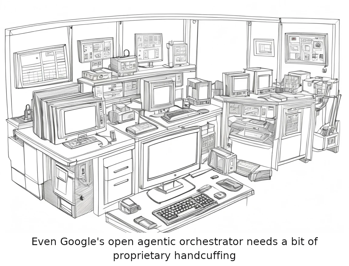 Even Google's open agentic orchestrator needs a bit of proprietary handcuffing