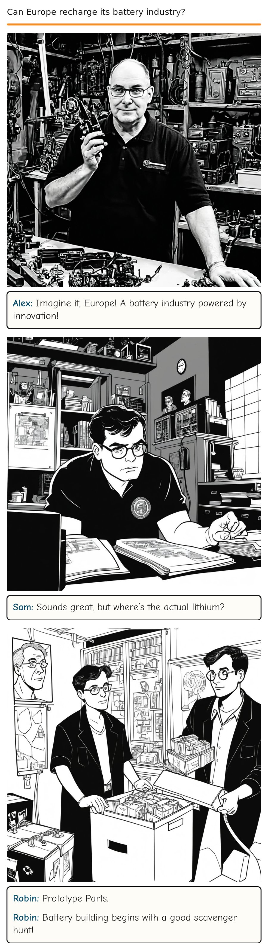 Can Europe recharge its battery industry? — comic strip