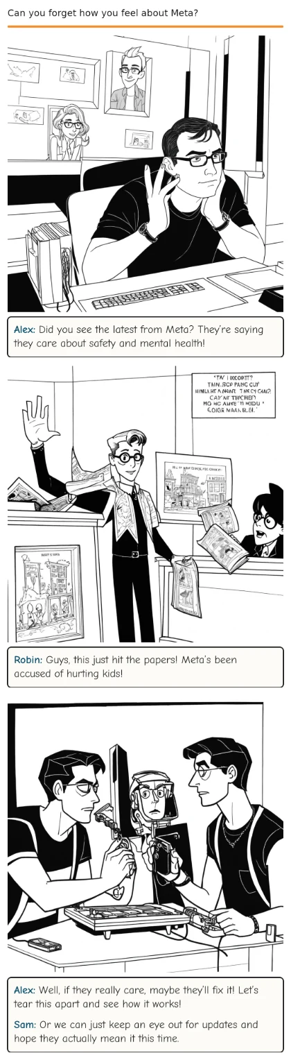 Can you forget how you feel about Meta?