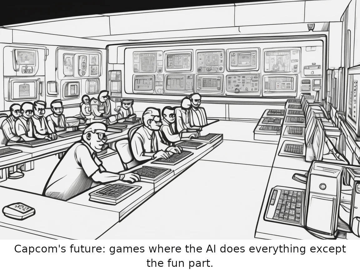 Capcom's future: games where the AI does everything except the fun part.