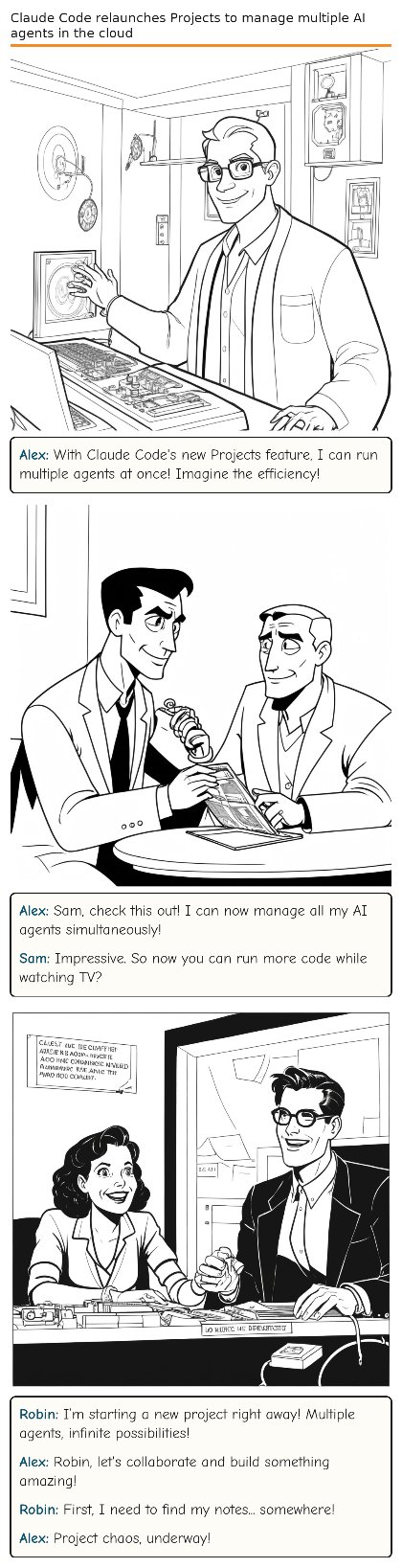 Claude Code relaunches Projects to manage multiple AI agents in the cloud