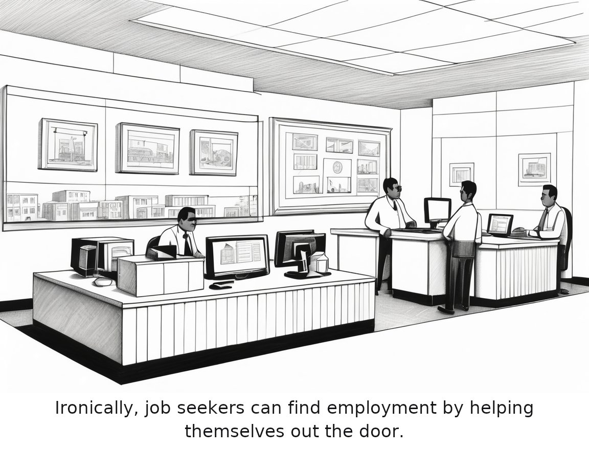 Customer-Losing Flock Now Offers Buyouts to Avoid Laying Off Employees — one-panel cartoon