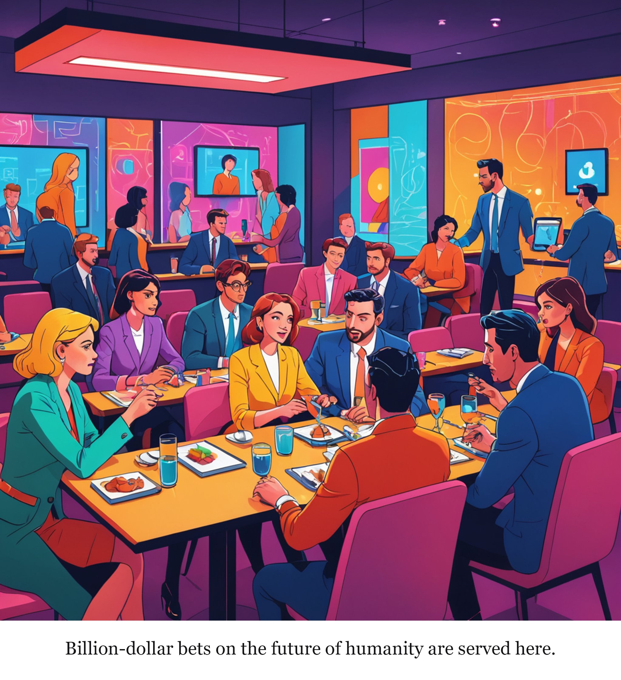 Dating app Bumble bought for $1.3bn in 'bet on the future of humanity' — one-panel cartoon