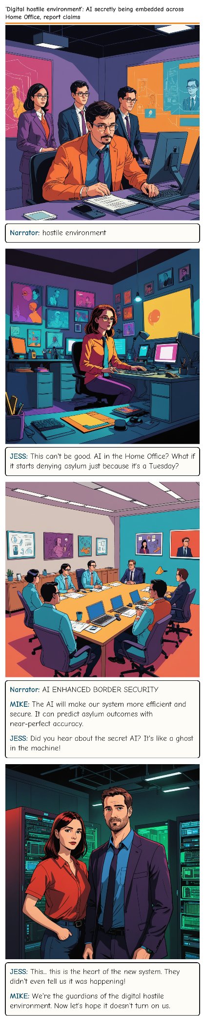 ‘Digital hostile environment’: AI secretly being embedded across Home Office, report claims