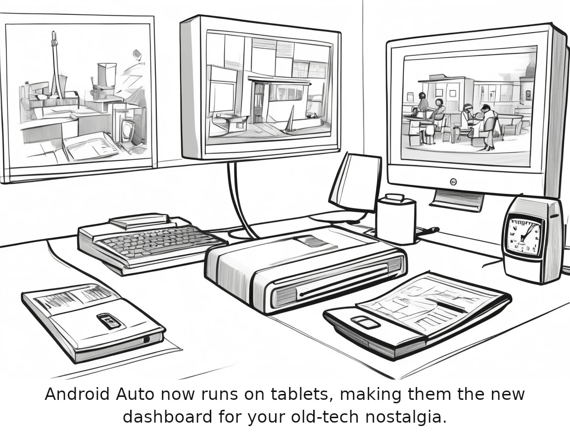 Android Auto now runs on tablets, making them the new dashboard for your old-tech nostalgia.