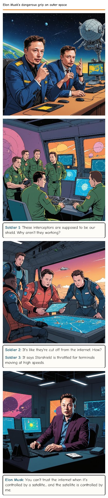 Elon Musk’s dangerous grip on outer space