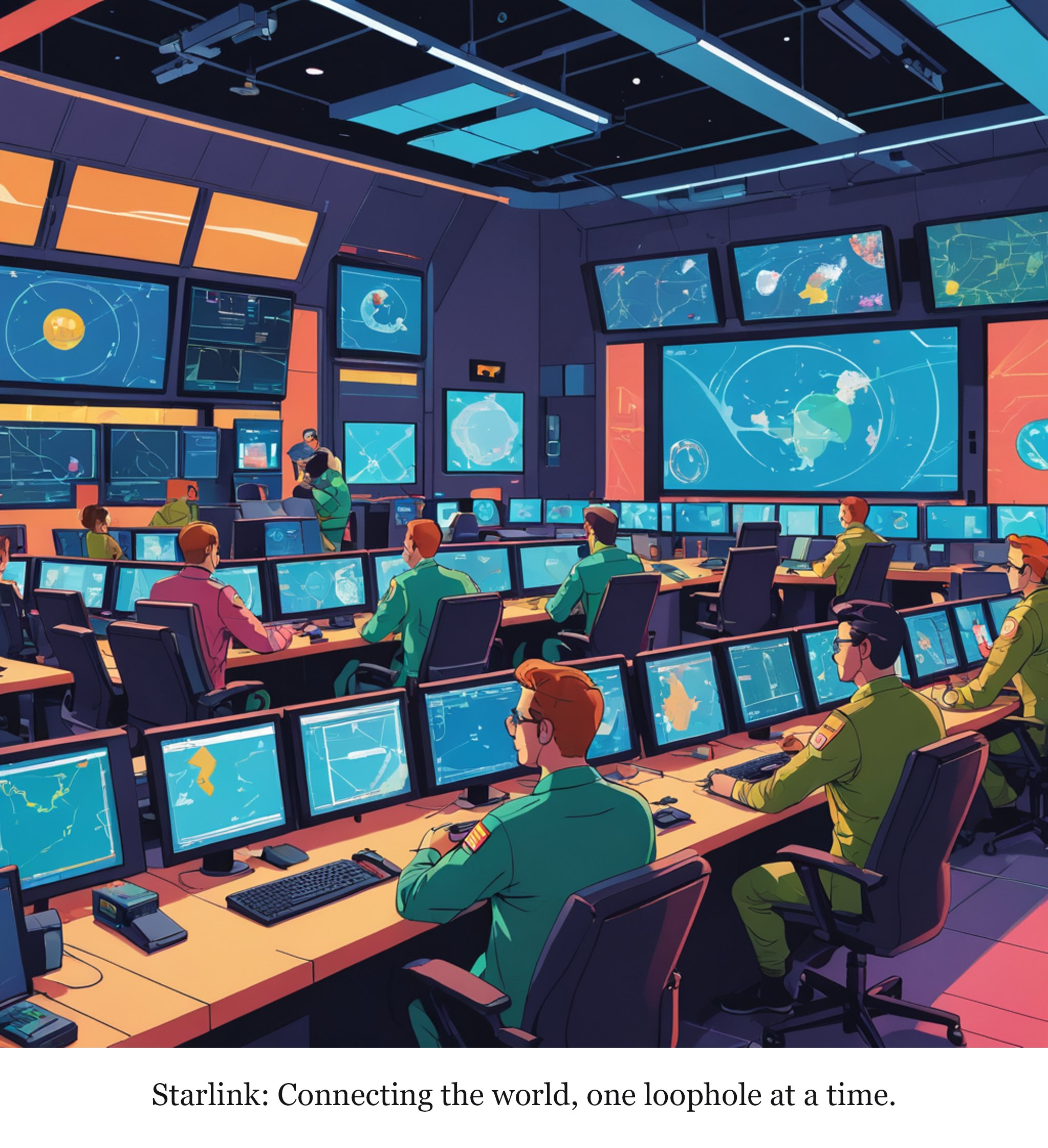 Starlink: Connecting the world, one loophole at a time.