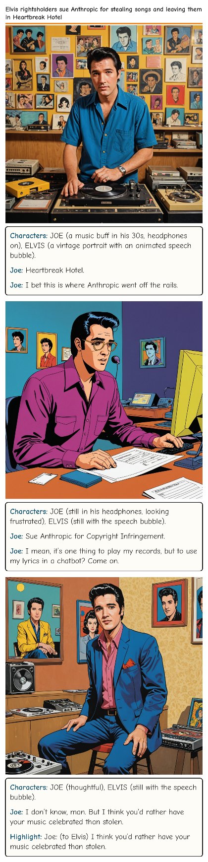 Elvis rightsholders sue Anthropic for stealing songs and leaving them in Heartbreak Hotel