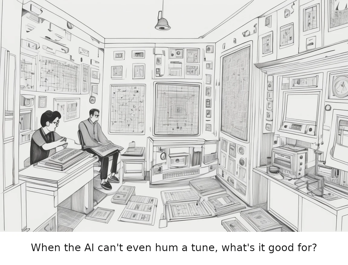 When the AI can't even hum a tune, what's it good for?