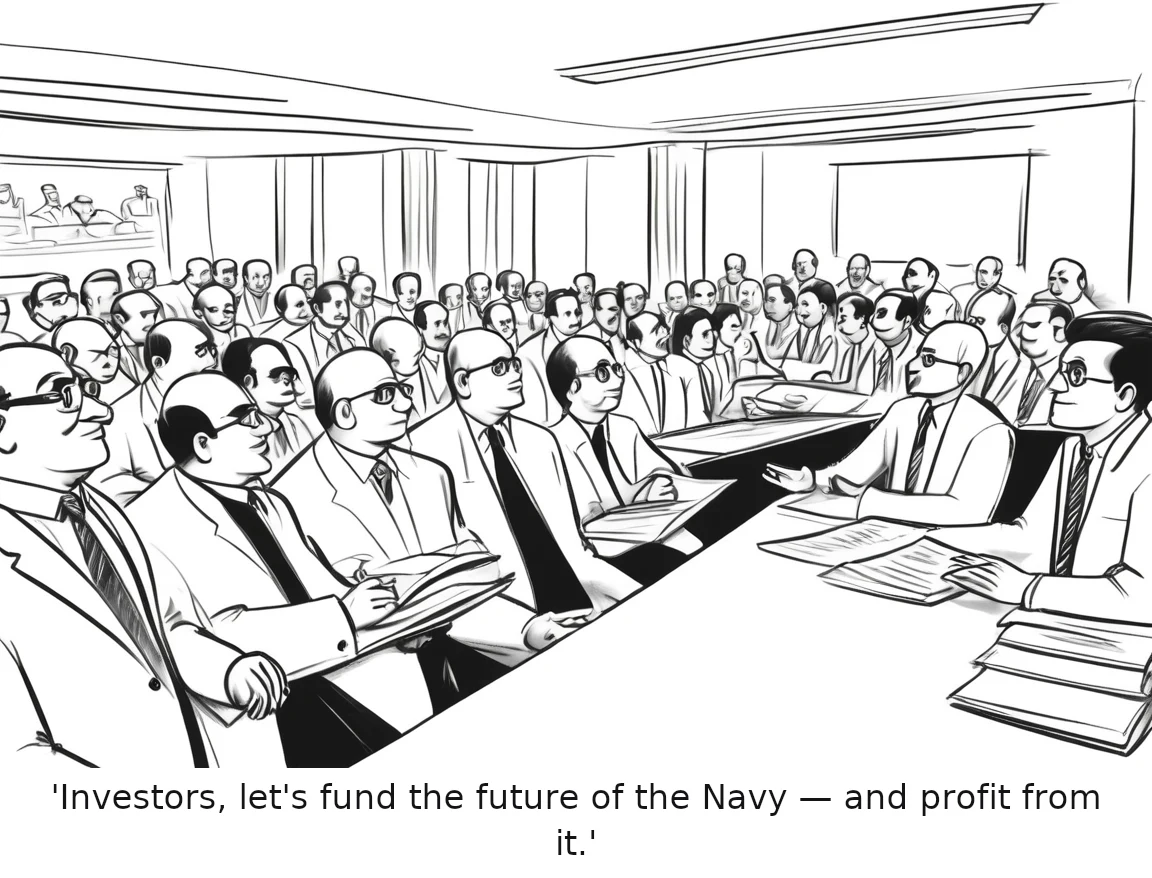 'Investors, let's fund the future of the Navy — and profit from it.'