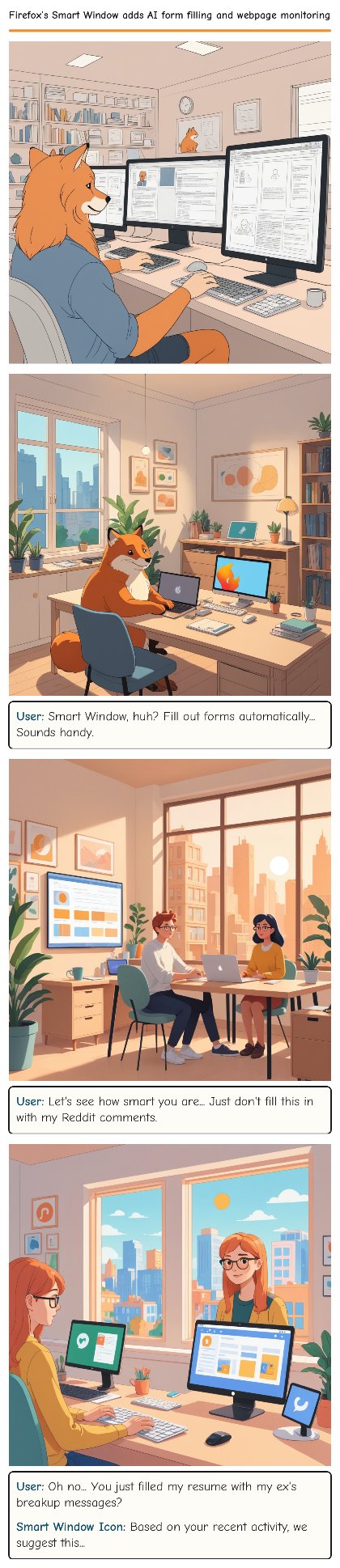 Firefox’s Smart Window adds AI form filling and webpage monitoring