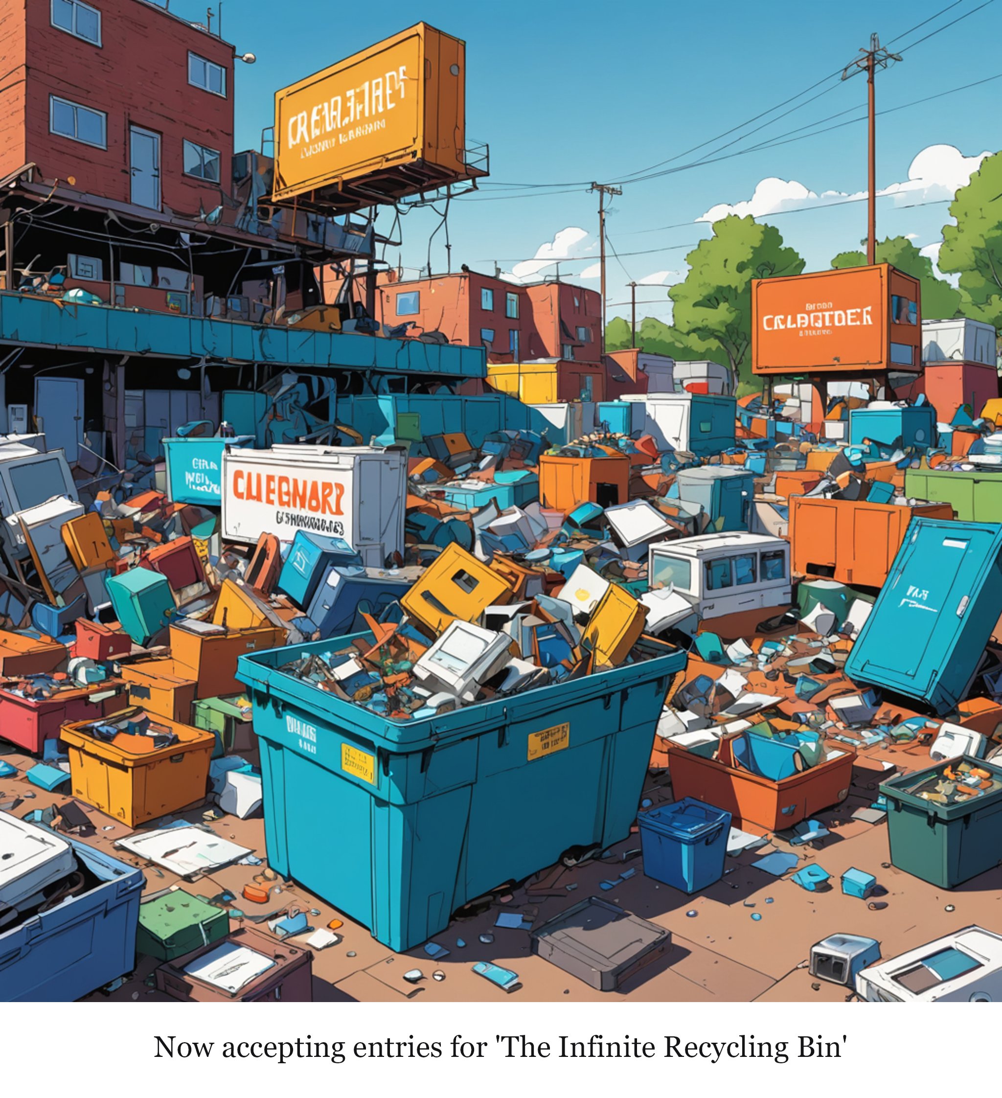 Get in the bin! UK Space Agency wants public to name its debris removal mission — one-panel cartoon