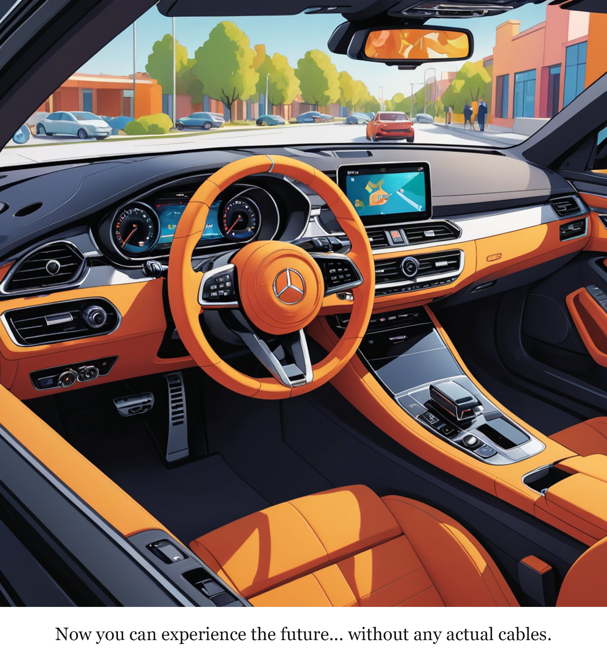 Here's what you need to know before buying a wireless CarPlay adapter — one-panel cartoon