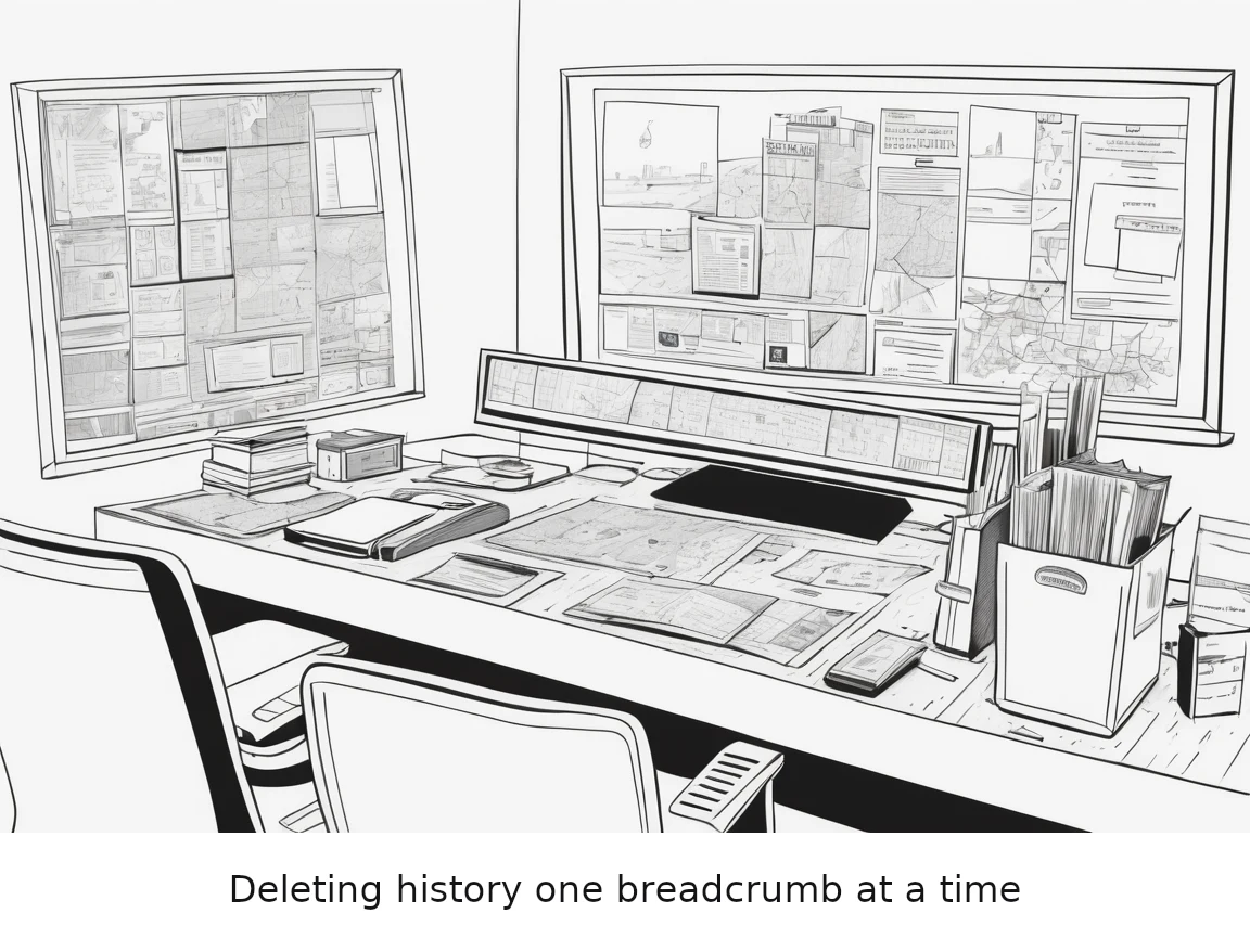 Deleting history one breadcrumb at a time