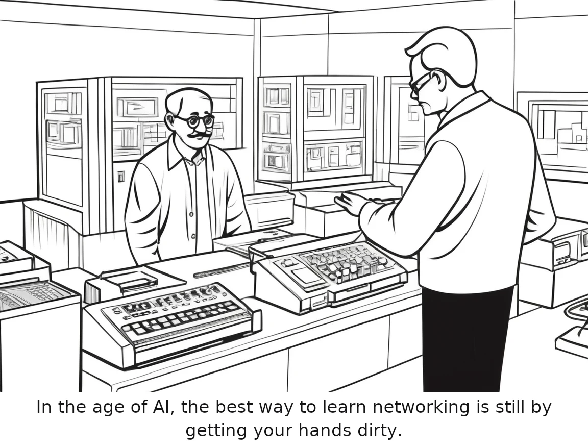 In the age of AI, the best way to learn networking is still by getting your hands dirty.