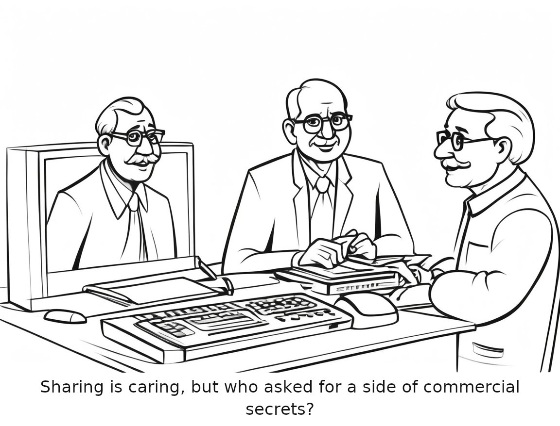 Sharing is caring, but who asked for a side of commercial secrets?