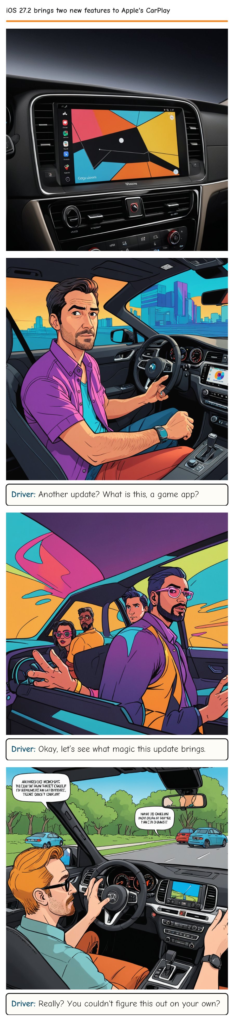 iOS 27.2 brings two new features to Apple's CarPlay