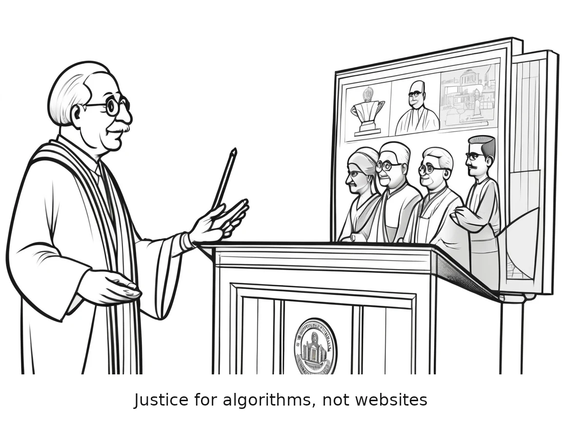Justice for algorithms, not websites