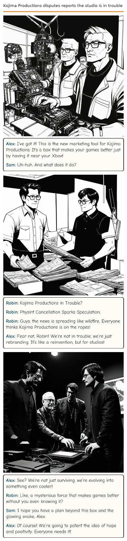 Kojima Productions disputes reports the studio is in trouble