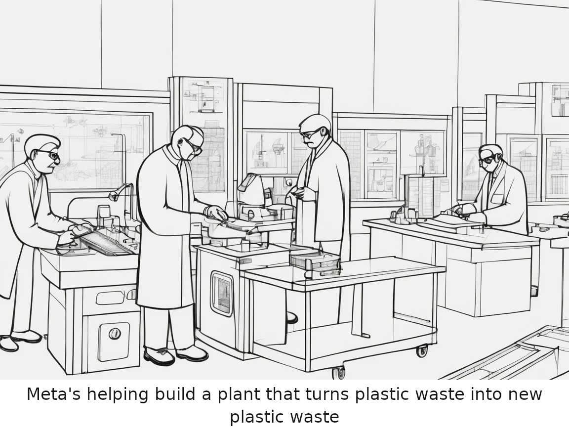 Meta's helping build a plant that turns plastic waste into new plastic waste
