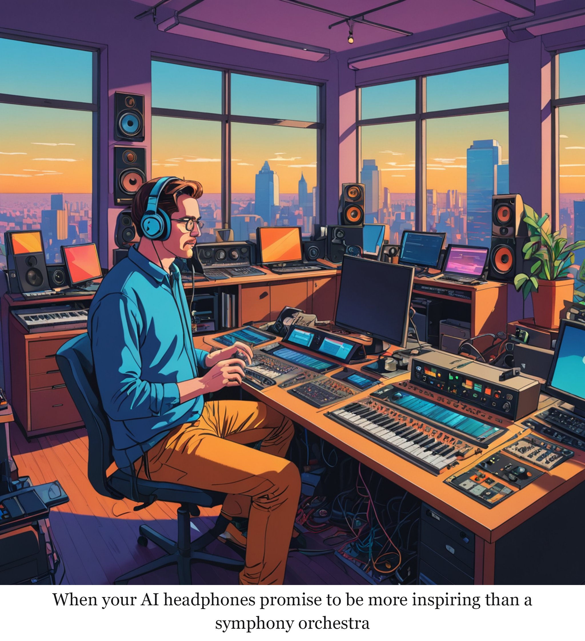 When your AI headphones promise to be more inspiring than a symphony orchestra