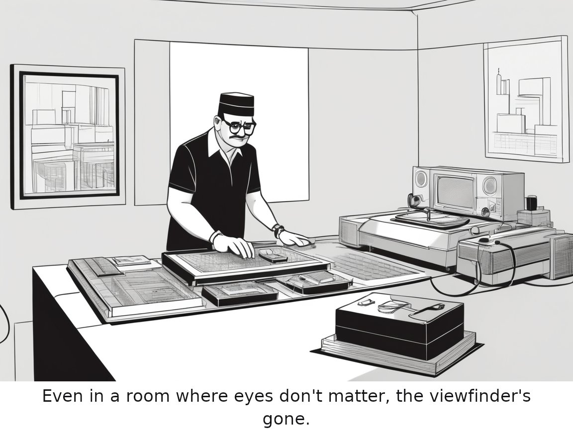 Meta is reportedly ready to launch less pervy smart glasses — one-panel cartoon