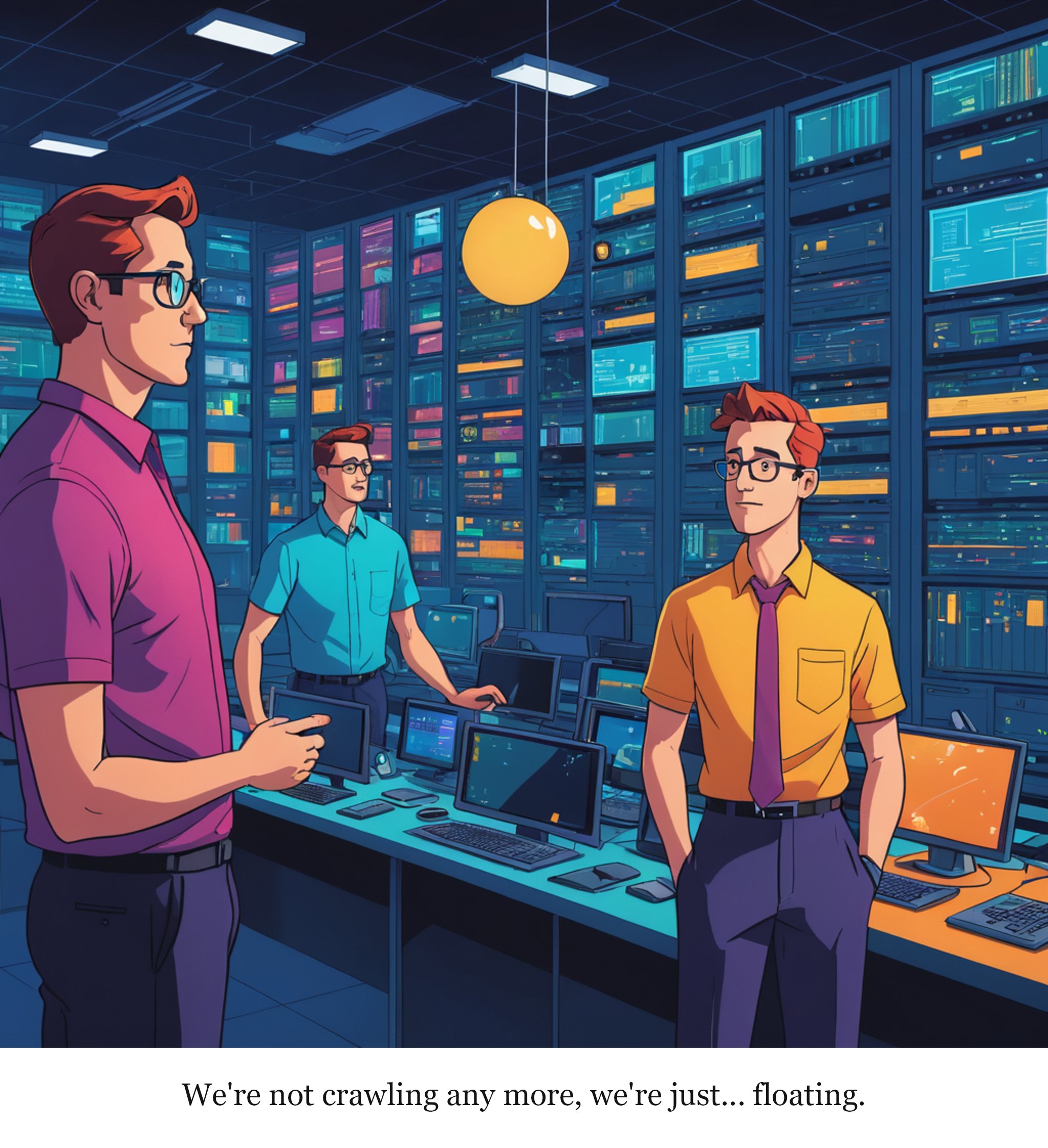 Meta removes language that raised scraping and AI training concerns — one-panel cartoon