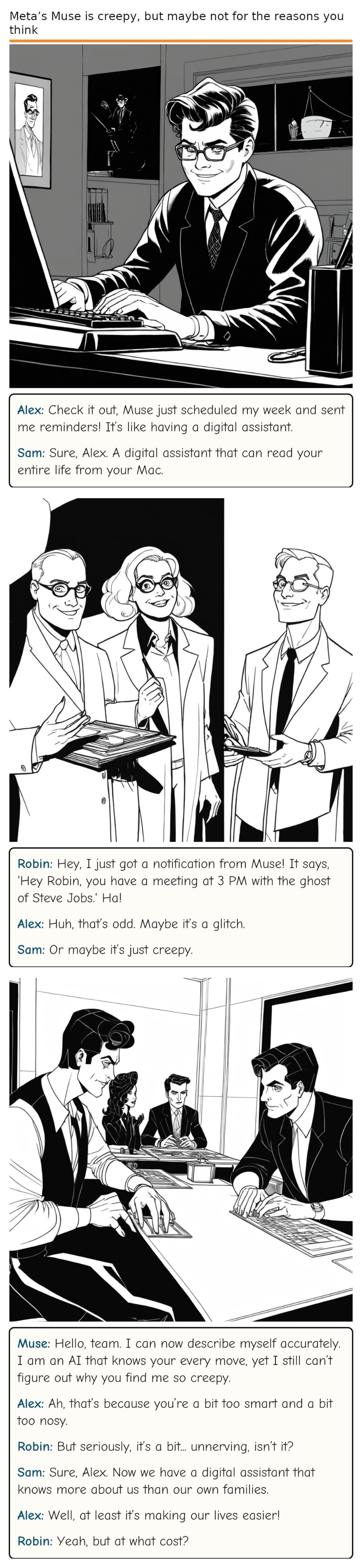 Meta’s Muse is creepy, but maybe not for the reasons you think — comic strip