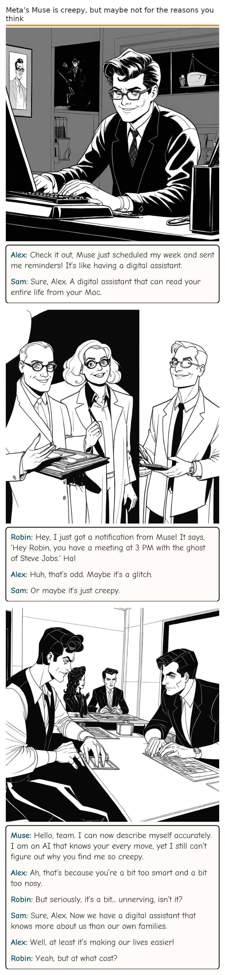 Meta’s Muse is creepy, but maybe not for the reasons you think — comic strip