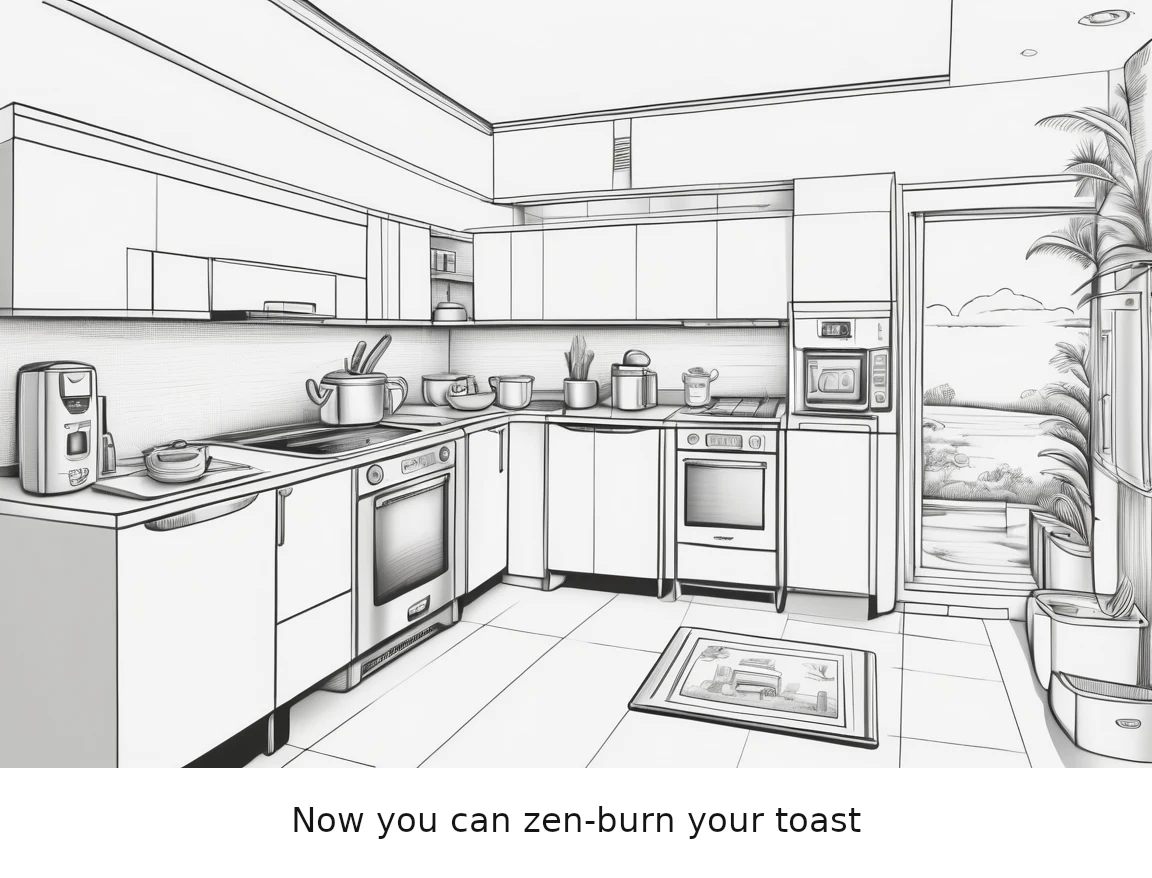 Now you can zen-burn your toast
