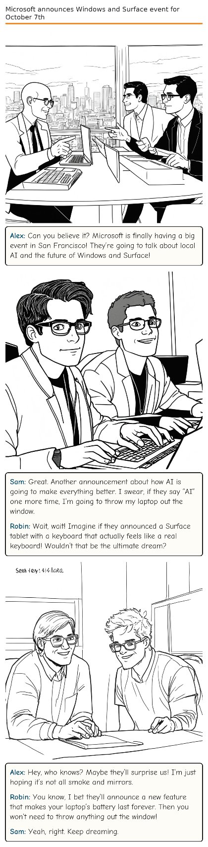 Microsoft announces Windows and Surface event for October 7th