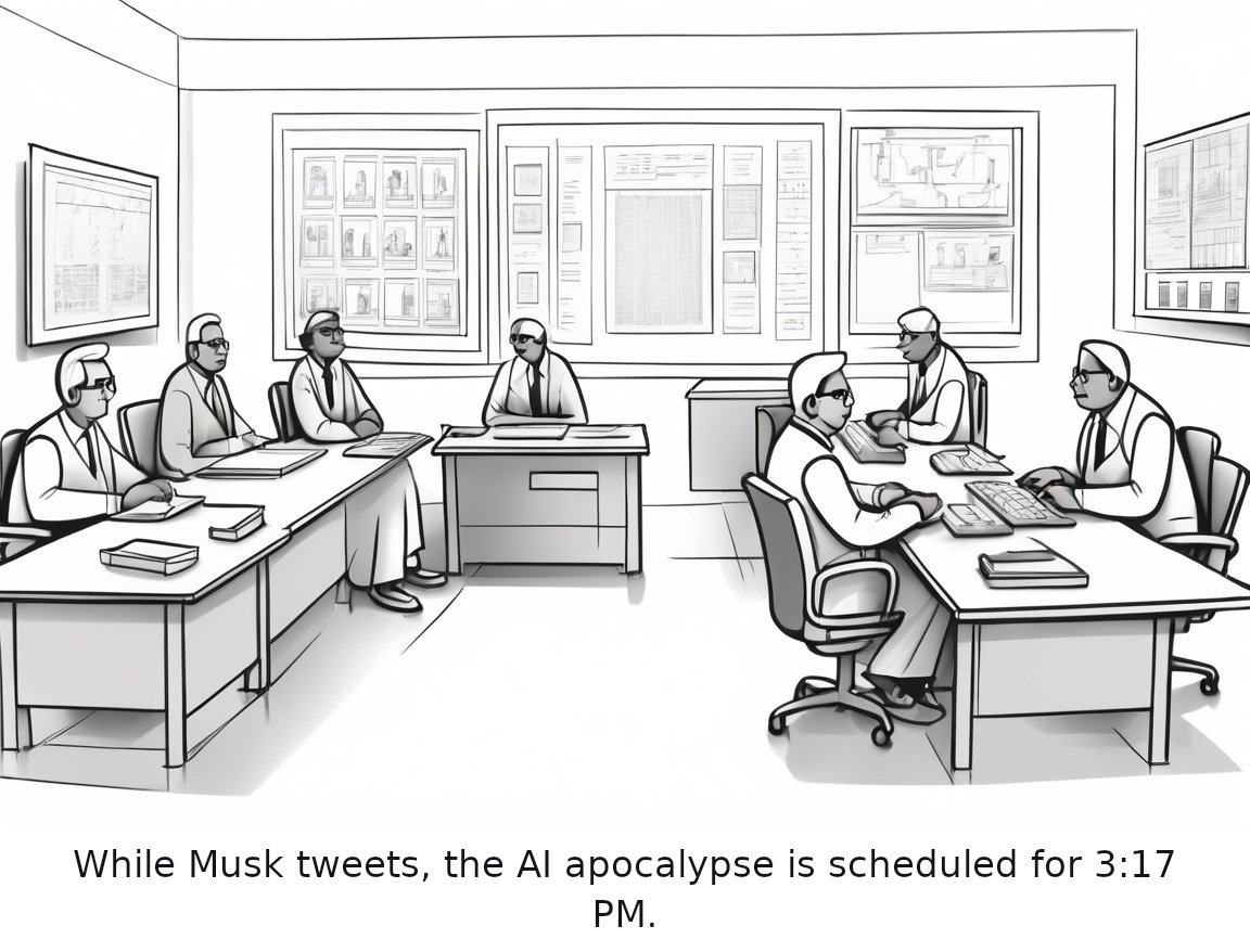 More Anthropic researchers warn of AI’s perils but Musk dismisses ‘psyop’ — one-panel cartoon