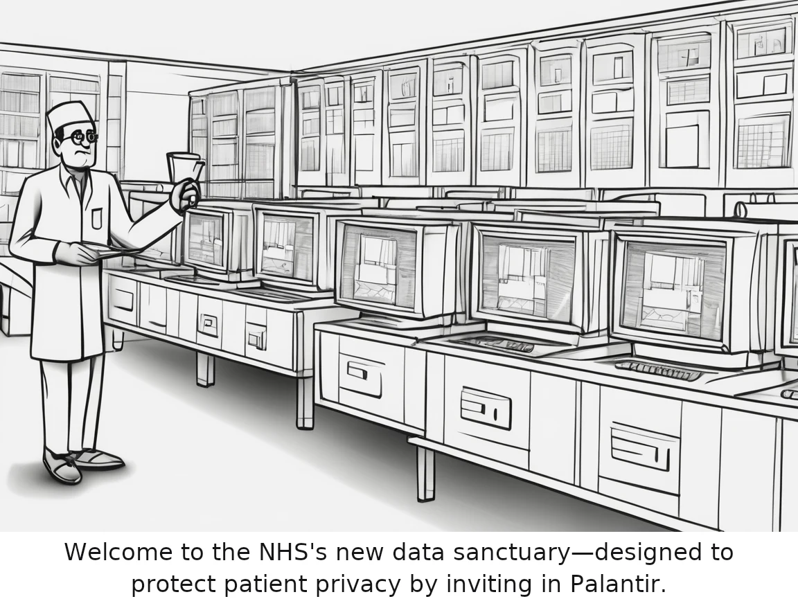 Welcome to the NHS's new data sanctuary—designed to protect patient privacy by inviting in Palantir.