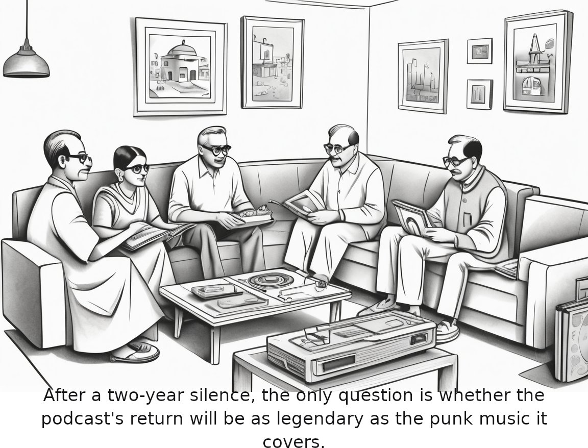 No Dogs in Space is back to feed your need for obsessive music history — one-panel cartoon