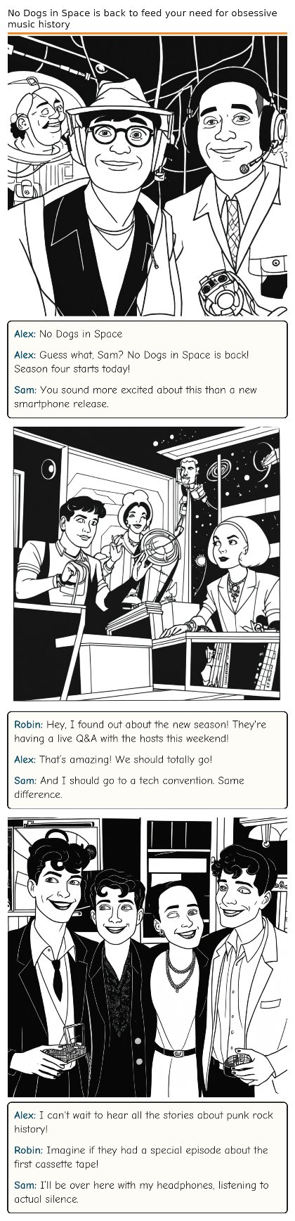 No Dogs in Space is back to feed your need for obsessive music history