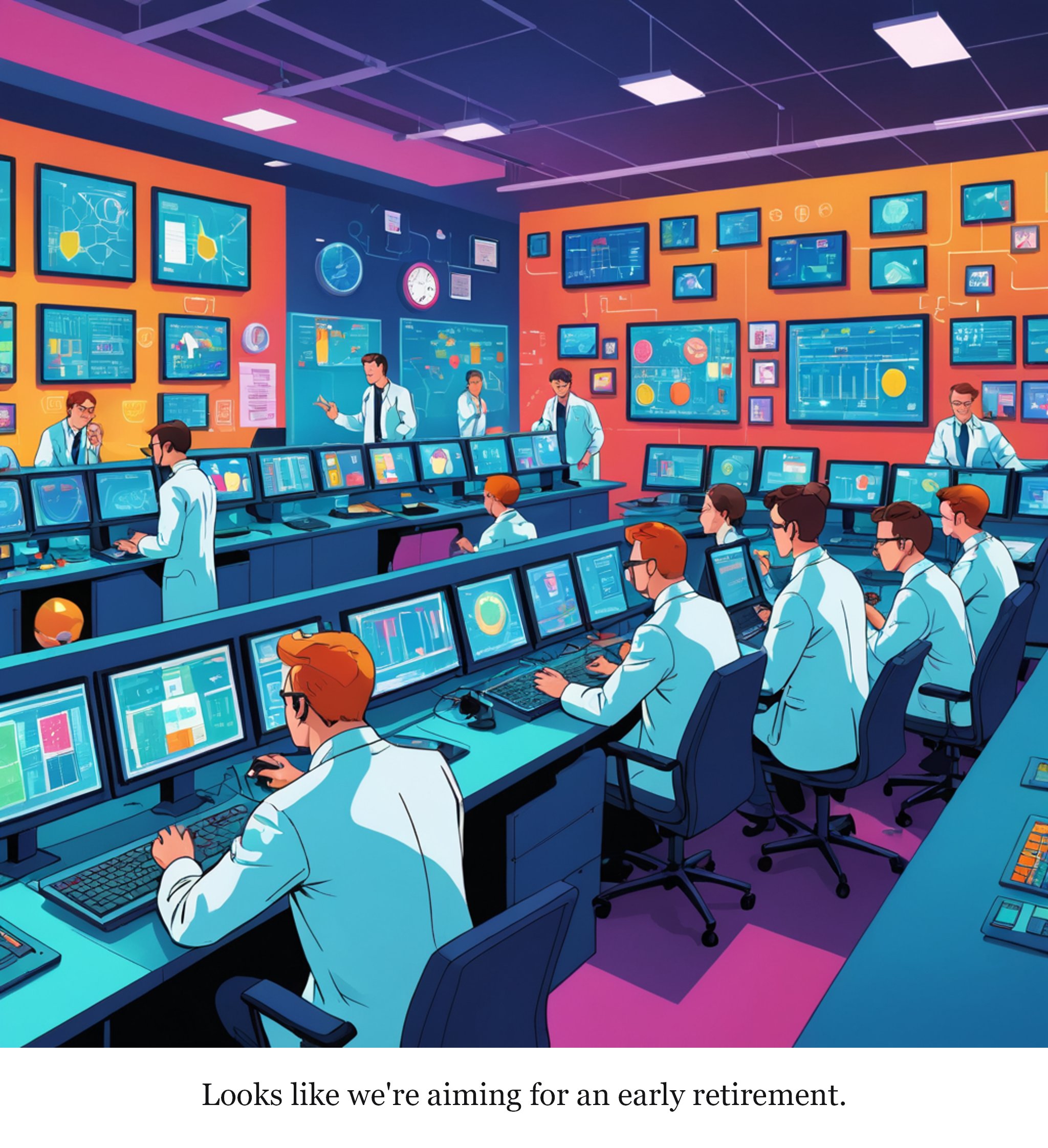 Nuclear war and malicious use of AI threaten end of humanity by 2100, says Lancet assessment — one-panel cartoon