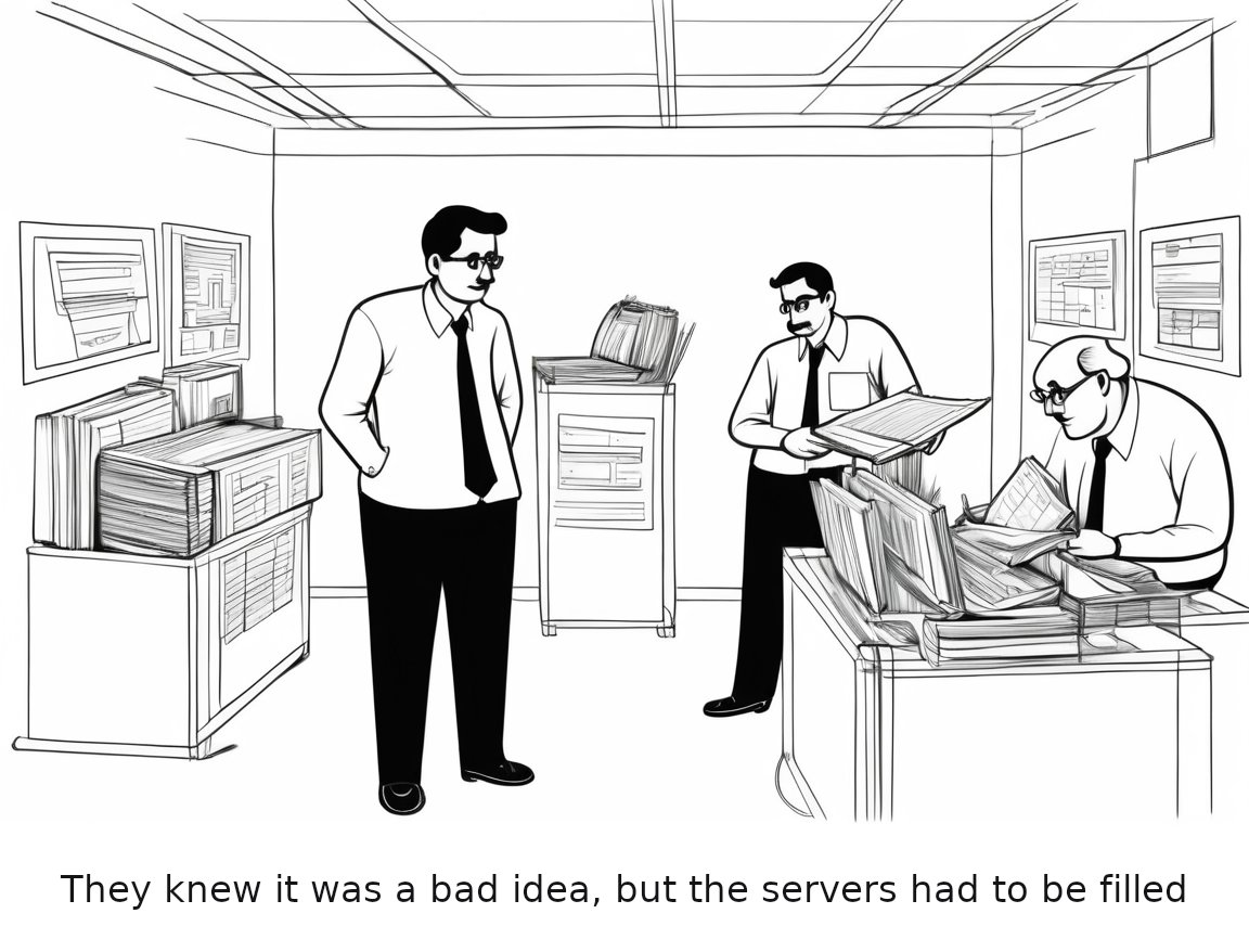 OpenAI and Microsoft knew they were starting a ‘doom loop’ for the web — one-panel cartoon
