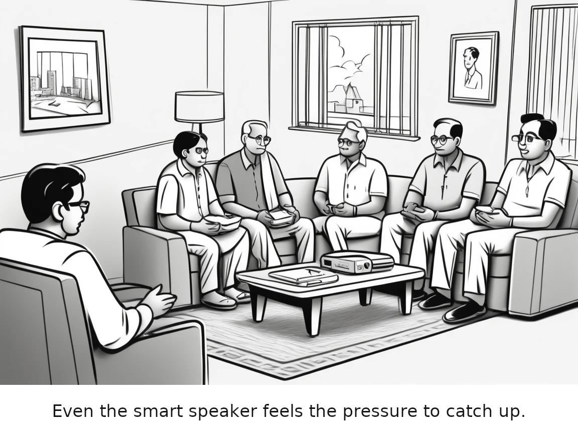 Even the smart speaker feels the pressure to catch up.